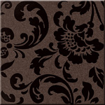  Fancy Coconut Damask Dark 20x20