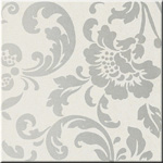  Fancy Cream Damask Dark 20x20