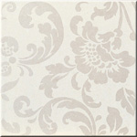  Fancy Cream Damask Pale 20x20