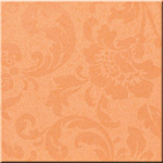  Fancy Orange Damask Pale 20x20