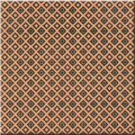  Fancy  Orange  Pattern Platinum 20x20